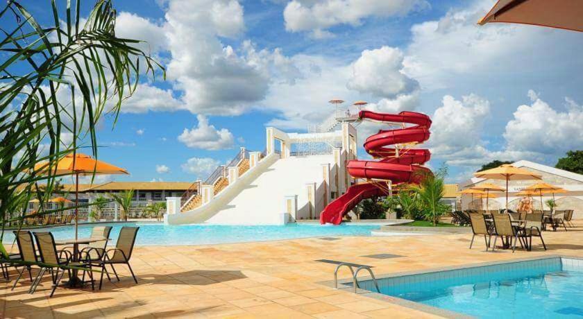 Caldas Novas Lacqua Di Roma IV - 2 Banheiros E Cozinha, Piscina 24 Horas Extérieur photo